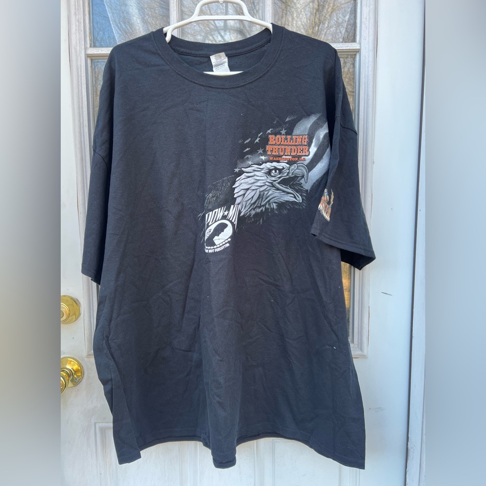 Rolling Thunder T Shirt Short Sleeve POW MIA 2015 Memorial Day NWOT~ Men’s 3XL